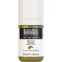 Taidepiste professionele acrylverf voor zacht lichaam, fles van 59 ml (2 oz) bronsgeel