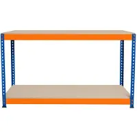 Monster Werkbank met 2 Planken S-Rax - 150 cm x 45 cm x 90 cm