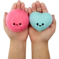 FLUFFIE STUFFIEZ Rond Candy en Hart Candy Minis Verzamelbare Functie - Verrassingsontdekking Unboxing Zacht en Squishable
