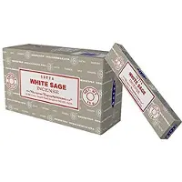 Satya Nag Champa Witte Salie wierooksticks-12 verpakkingen x 15 gram