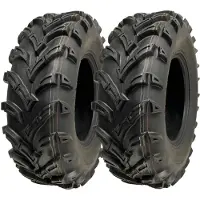 Parnells 25x8.00-12 ATV- en quadbanden, 6-laags, 14 psi, Wanda P377, voor de openbare weg, 65J (set van 2)