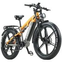 RANDRIDE Elektrische fiets - - YX80M-2 - Dubbele motor 2000W - Batterij 48V 20Ah - Banden 26x4,0