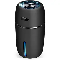 Typecat USB-autobevochtiger 200 ml mini draagbaar met 7 kleuren LED-nachtlampje Stille, instelbare miststanden voor op reis B