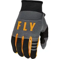 FLY Racing 2023 Volwassen F-16 Handschoenen (Donkergrijs/Zwart/Oranje, Medium)