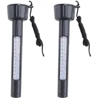 Semoic 2X Zwembadthermometer Buitenzwembad Waterthermometer Drijvende Zwembadthermometer voor Zwembad