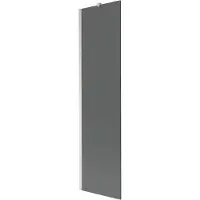 Mexen Next badwand 1-delig 50 x 150 , grafiet, geborsteld nikkel - 895-050-000-00-40-97