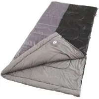 Coleman 2000004451 Biscayne Big and Tall warm weer volwassen slaapzak zwart/grijs 39 x 81"