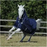 Bucas Deken Freedom Turnout Full Neck 150gr Donkerblauw - 85/107