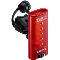 Cateye LD180K Achterlicht - Tight Kinetic - LED - Zwart