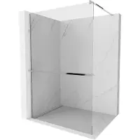 Mexen Kioto+ douchewand met plank Walk-in 105 x 200 , transparant, chroom - 800-105-121-01-00