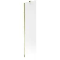 Mexen Next badwandwand 1-delig 50 x 150 , ijs, goud - 895-050-000-00-30-50
