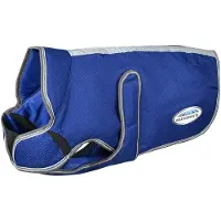 WeatherBeeta RelaxPets - - Hondendeken - Premier Free - Parka Deluxe - Waterdicht - 220 Gram - Blauw - 70 cm