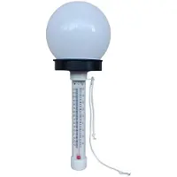 Melitt Zonne- Zwembadthermometer met LED-Kleurenlicht voor Zwembad, Vijver, Spa, Bubbelbad, Therapeutisch Badwater