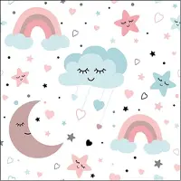 Ambiente - Lunch servetten - Cute sky