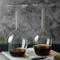 Typecat 14Fl Oz Upside Down Cocktailglas Wijn Uniek Leuk Omgekeerd 2 Stuks