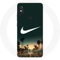 Nike Coque - - Xiaomi Redmi Note 5 AI Dual Camera - Soepel - Palmboom Miami - Groen