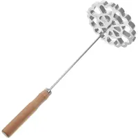 Typecat Bunuelos-vorm met handvat, Zweedse rozetmaker, timbale-rozetten, koekjes, aluminiumwafel