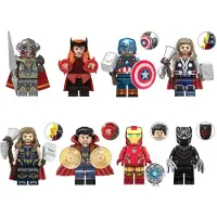 MaxPower Avengers Super Hero Incredible Hulk-actiefiguren, 4 stuks