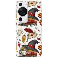 Harry Potter Coque - - Huawei P60 Pro - Zwart - Flexibel - Toverdranken Hoed