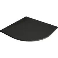Mexen Bert halfronde SMC douchebak 90 x 90 , zwart - 4KR709090