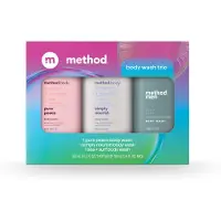 Method - Body Wash Gift Set - Pure Peace - Simply Nourish & Sea + Surf - Travel Size
