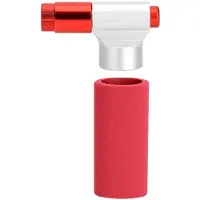 Torribaly CO2-fietspomp voor aluminiumlegering, inflator, fietskop, mini-fiets, compatibel met Schrader-ventiel