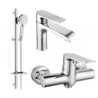 Mexen Pecos DQ40 douchekit, chroom - 72704DQ40-00