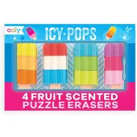 Ooly Icy Pops Geurige Wismachines - Set van 4