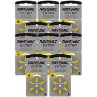 Rayovac audiopiles maat 10 | Verpakking van 10 blisters dus 60 piles