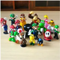MaxPower 18 stks Super Mario Bros Action Figure Pop Speelset Figuur Cadeau