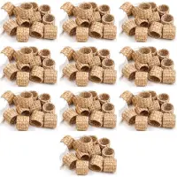 Spactz 120 stuks servetringen, waterhyacintringen - rustiek voor verjaardagen en decoratie van de eettafel