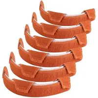 Torribaly Zweetband voor harde hoeden - Katoenen wasbare, zelfklevende zweetbandvoering, herbruikbare helmpads (6 stuks)