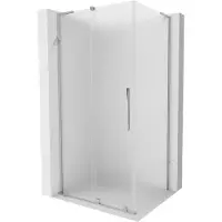 Mexen Velar L schuifdouchecabine 110 x 100 , matglas, chroom - 871-110-100-33-01