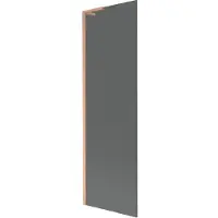 Mexen Next L badwand 1-delig 60 x 150 , grafiet, geborsteld koper - 895-060-000-03-40-65