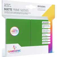 GameGenic Prime Matte Sleeves 66x91mm Groen (100 stuks)