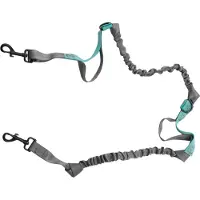 Semoic Hands Waist Hondenriem met Dubbele Bungees, Gratis Inhoud