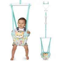 Infantino 2-in-1 Muziek & Lichten Deur Jumper - Activiteit Jumper met Geluiden voor Baby's, Vos