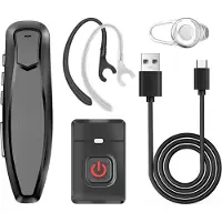 Semoic Walkie Talkie Draadloze Bluetooth PTT Headset Earpi