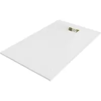 Mexen Hugo rechthoekige douchebak SMC 160 x 90 , wit, gouden afdekplaat - 42109016-G
