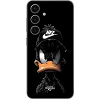 Nike Telefoonhoes - - Samsung Galaxy S25 Plus - Flexibel - Silicone - Zwart