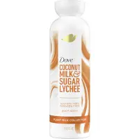 Dove Plant Milk Cleansing Body Wash Coconut & Lychee 517ml – Hydraterende Douchegel met Plantaardige Melk, Sulfaatvrij, Parabeenvrij, Zachte Huidverzorging