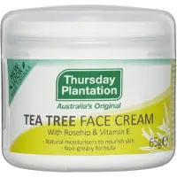 Thursday plantation Tea Tree Gezichtscrème met Rozenbottel en Vitamine E - 65 g