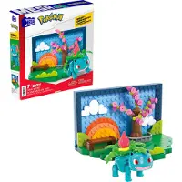 MEGA BRANDS Pokémon Park Scene Bouwset met 1 Actiefiguur (220 Stukken) voor Kinderen van MEGA