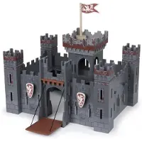 Papo - Medieval & Fantasy - Fantasy Castle - 60053 - Wooden playset for Figurines - Collectible - for Children - Suitable for Boys and Girls - from 3