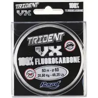 Rapala Trident Vx Fluoro Monofilament 50 M Transparant 0.450 mm