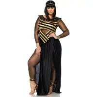 Leg avenue 3PC.Nile Queen catsuit uitgesneden