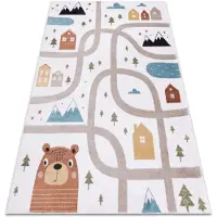 Rugsx Tapijt FUN Polar voor kinderen straten, bos, room 120x170 cm