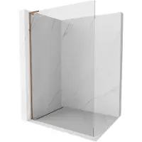 Mexen Kioto L douchewand Walk-in 70 x 200 , transparant, roze goud - 800-070-103-60-00
