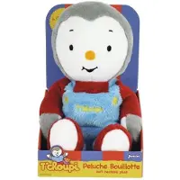Jemini T'choupi Plush Hot Water Bottle +/- 21 cm with Micro Clay Beads - - Soothes stomach aches and warms.