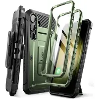 Supcase Unicorn Beetle Pro-hoesje voor Samsung Galaxy S24 5G (2024) [Extra voorframe] Full-Body dubbellaags robuuste riemclip en standaardhoes me